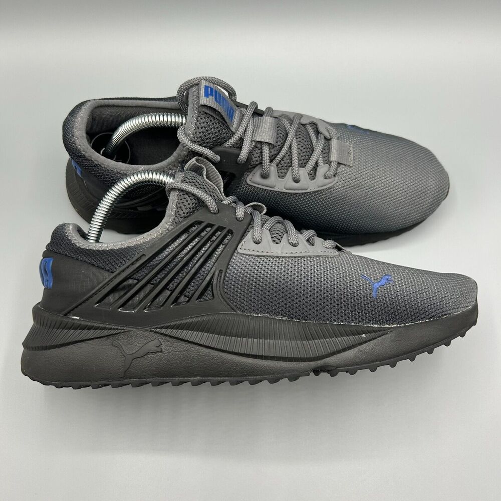 Puma Mens Pacer Future Fade Gray/ Black Shoes Size 10